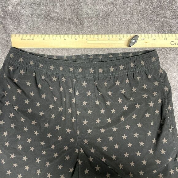 Chubbies Mens Small Black Stars 7" Inseam Athletic Shorts Gym Workout Sports - Picture 6 of 7